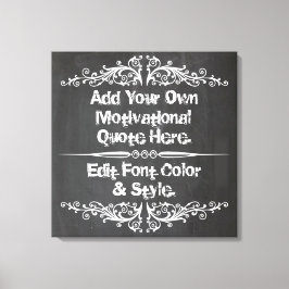 Impressão Em Tela Cota motivacional personalizada, adicione seu text