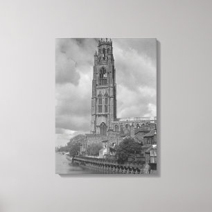 Impressão Em Tela Coto de Boston e rio Welland, Lincolnshire