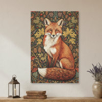 Cottage Fox Outono Vintage William Morris