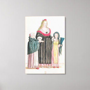 Impressão Em Tela Courtesan Venetian