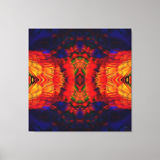 Impressão Em Tela Coyote Peyote Mandala
