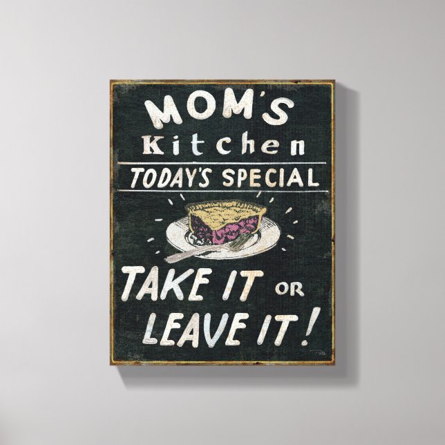 Impressão Em Tela Cozinha mãe (Frente)