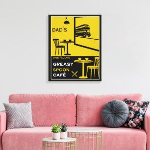 Impressão Em Tela Cozinha Personalizada da Família