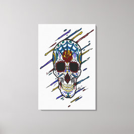 Impressão Em Tela crânio