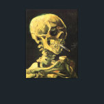 Impressão Em Tela Crânio com cigarro queimado por Vincent van Gogh<br><div class="desc">Crânio com Cigarro queimado por Vincent van Gogh é um apos impressionismo de arte de vintage que ainda pinta a vida. Um retrato do esqueleto humano fumando. Imagem do excelente a utilizar em produtos anti-tabagismo. Fumar matares 1.000 a cada ano, ajudar alguém a parar de fumar hoje. Imagem de excelente...</div>