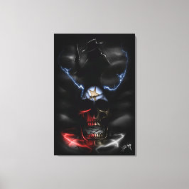 Impressão Em Tela Crânio de Texas Ride