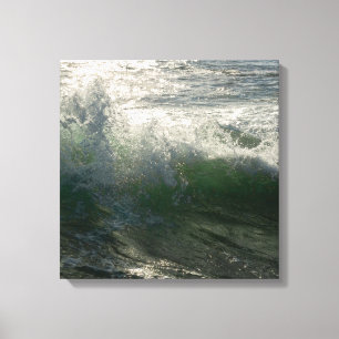 Impressão Em Tela Crashing Emerald Ocean Wave