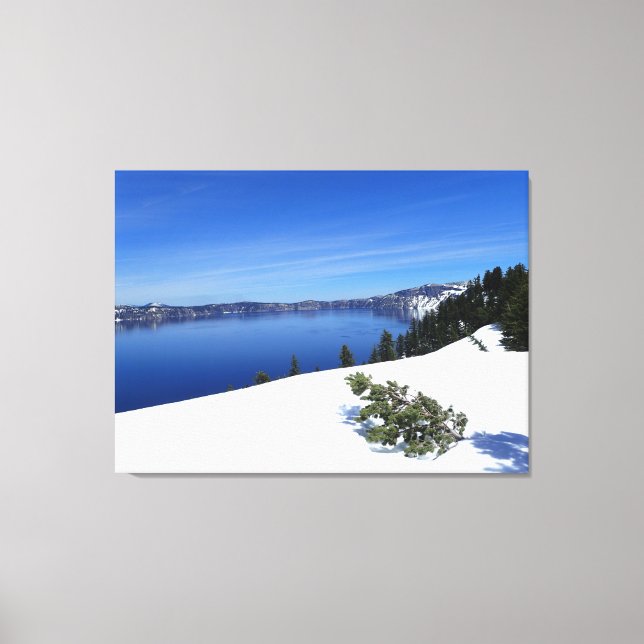 Impressão Em Tela Crater Lake, Oregon (Frente)