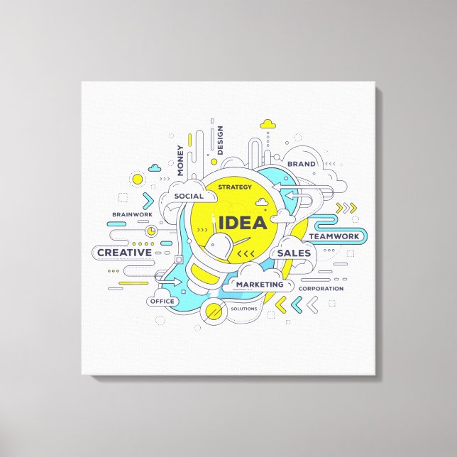 Impressão Em Tela Credo do Empreendedor (Frente)