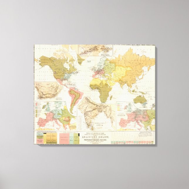 Impressão Em Tela Crença religiosa (Frente)