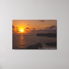 Impressão Em Tela Crepúsculo do Pôr do Sol Luz Sombra Fotografia Pai