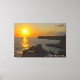 Impressão Em Tela Crepúsculo do Pôr do Sol Luz Sombra Fotografia Pai