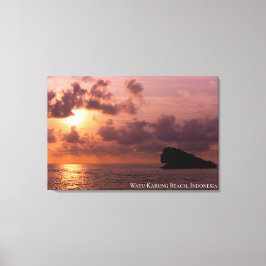 Impressão Em Tela Crepúsculo do Pôr do Sol Luz Sombra Fotografia Pai