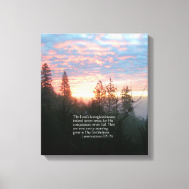 Impressão Em Tela Criações de Escrituras Cristãs em Verso de Bíblia