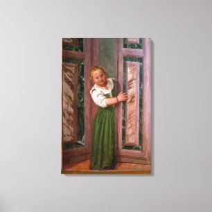 Impressão Em Tela Criança na porta, do Sala um Crociera, em c.156