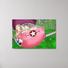 Impressão Em Tela Crianças de Arte Whimsical no Carnaval