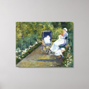 Impressão Em Tela Crianças em um Jardim (A Enfermeira) Mary Cassatt