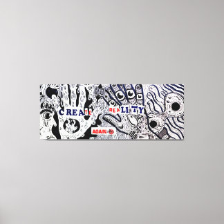 Impressão Em Tela Criar a realidade novamente