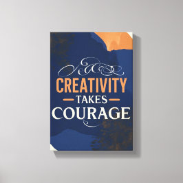 Impressão Em Tela Criatividade é cortesia