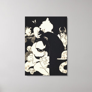 Impressão Em Tela Criaturas Estranhas de Lucian, ilustração de Luc