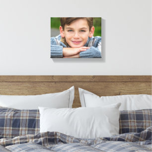 Impressão Em Tela Crie a Foto do Seu Filho Personalizada Imagem Dupl