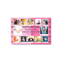 Crie o Modelo cor-de-rosa da sua família de fotogr