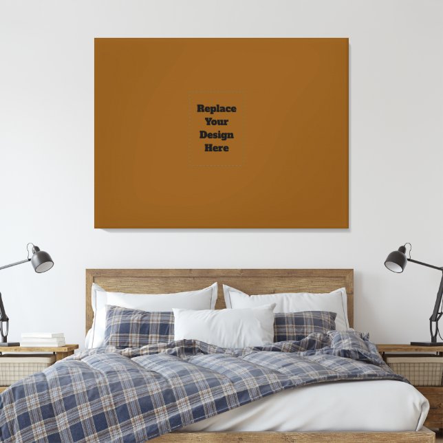 Impressão Em Tela Crie seu próprio marrom (Insitu(Quarto))