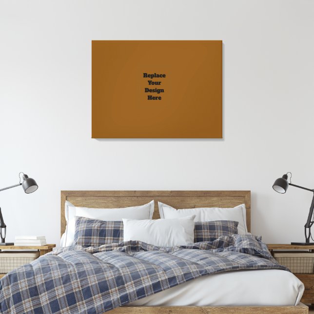 Impressão Em Tela Crie seu próprio marrom (Insitu(Quarto))