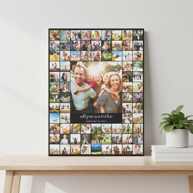 Impressão Em Tela Crie Sua Própria Colagem de Fotos Personalizada de (Criador carregado)