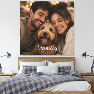 Impressão Em Tela Crie sua própria família personalizada