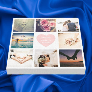 Impressão Em Tela Crie Sua Própria Foto Personalizada De Casamento 