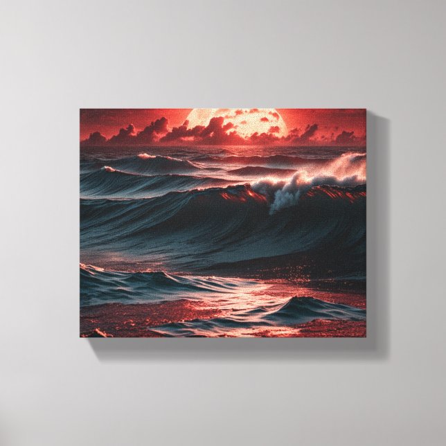 Impressão Em Tela Crimson Tide (Frente)