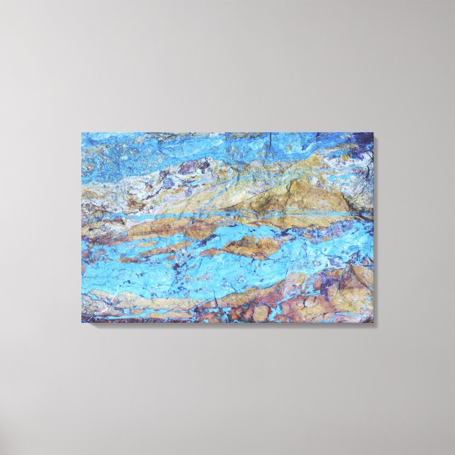 Impressão Em Tela Crisócolla (CuSiO3 (Frente)