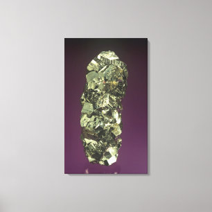 Impressão Em Tela Cristais de Pyrite, Peru, América do Sul