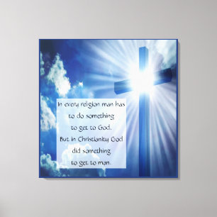 Impressão Em Tela Cristianismo