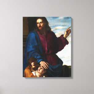 Impressão Em Tela Cristo Abençoando as Crianças - Artemisa Gentilesc