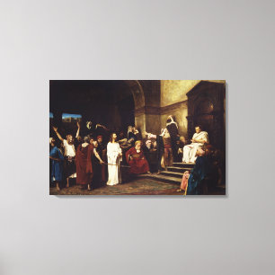 Impressão Em Tela Cristo antes de Pilate