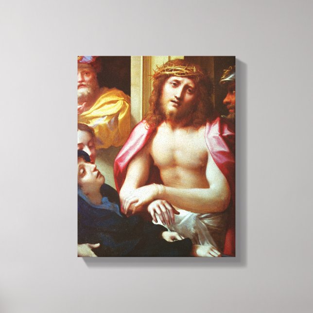 Impressão Em Tela Cristo Apresentado ao Pessoas (Ecce Homo) (Frente)