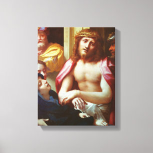 Impressão Em Tela Cristo Apresentado ao Pessoas (Ecce Homo)