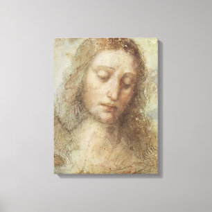 Impressão Em Tela Cristo (Cristianismo) (Leonardo da Vinci)