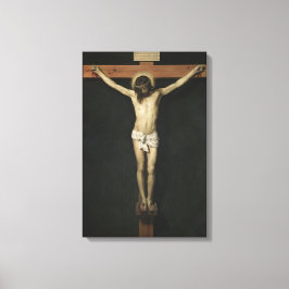 Impressão Em Tela Cristo Crucificado na Cruz (Fé) (Velazquez)