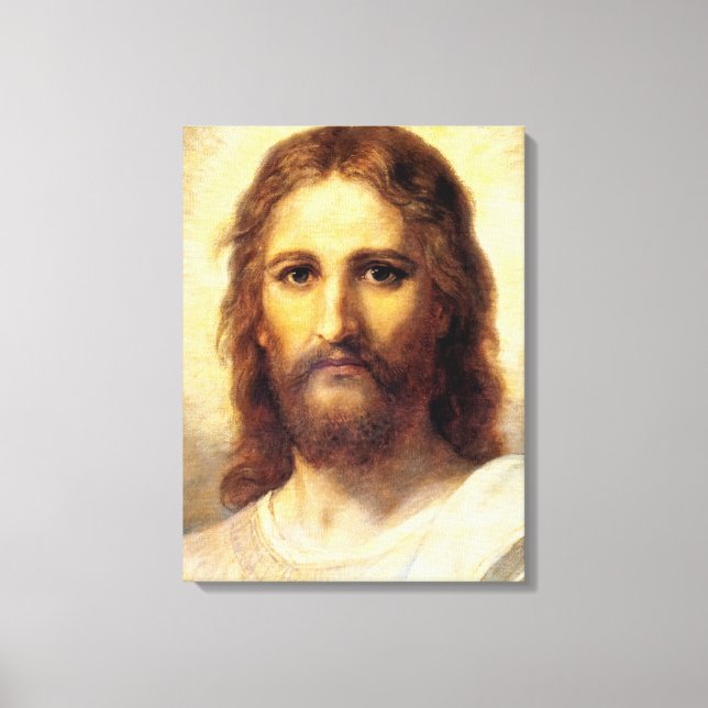 Impressão Em Tela Cristo de Heinrich Hofmann (Frente)