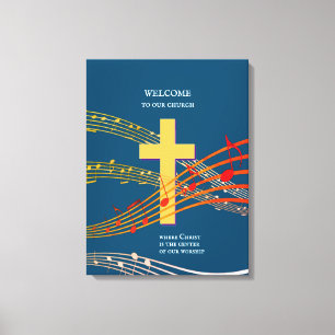 Impressão Em Tela CRISTO DO Culto Cristão CENTRO