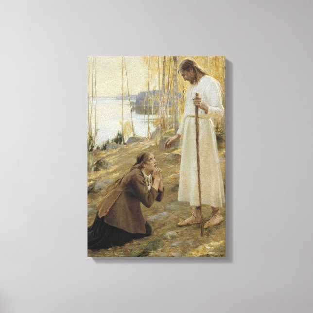 Impressão Em Tela Cristo e Mary Magdalene na Finlândia (Frente)