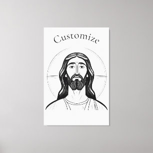 Impressão Em Tela Cristo Jesus Thunder_Cove