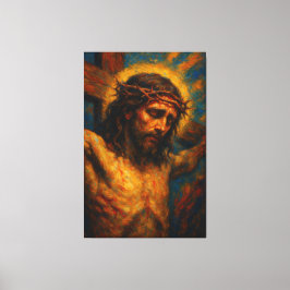 Impressão Em Tela Cristo na Agonia