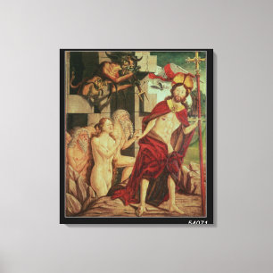 Impressão Em Tela Cristo no inferno