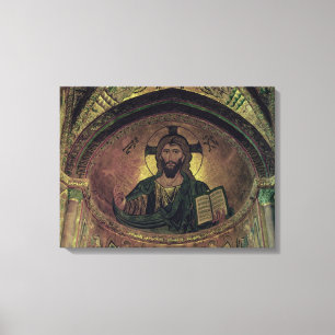 Impressão Em Tela Cristo Pantocrat no apse