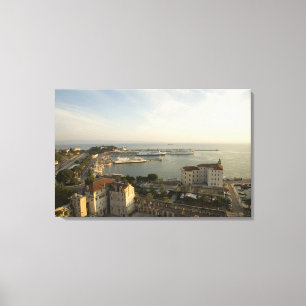 Impressão Em Tela Croácia, Dalmácia, Split. Vista da Riva