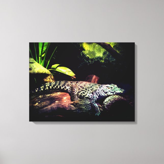 Impressão Em Tela Crocodilo (Frente)